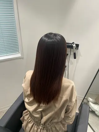 セミロング パーマ Mizuki/府中/ 艶感ハイトーン🌟のヘアスタイル