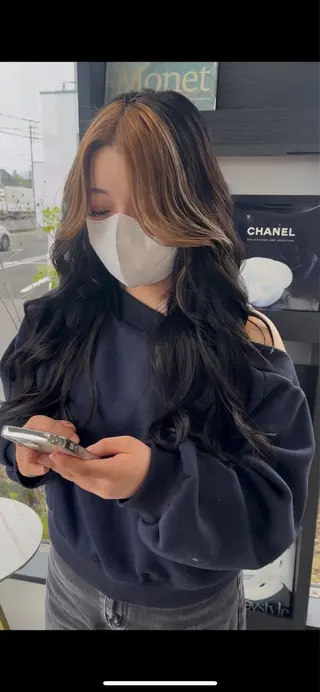 ロング 寺島 理菜のヘアスタイル