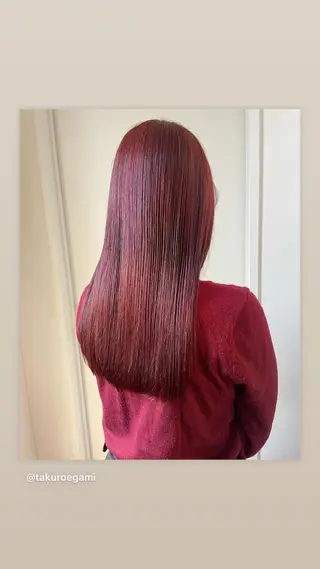 ロング カラー 江上拓郎/ショート /酸性ストレートのヘアスタイル