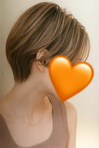 ショート アミーベル🧸🧡 井口店✂️しおりのヘアスタイル