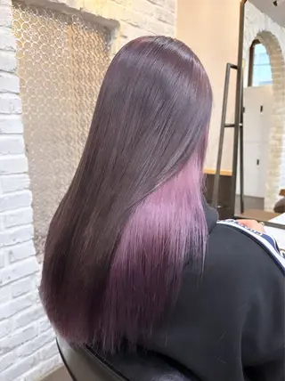 ロング カラー 🦄🩵YUNA 🩵🦄のヘアスタイル