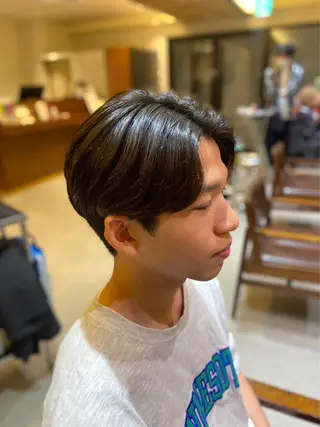 パーマ メンズ FURUSHO梅田所属・【メンズ限定】原 唯登のヘアスタイル