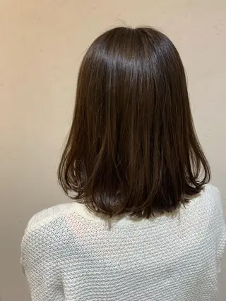 ミディアム 西新/siohair 似合わせ/石尾刻矢のヘアスタイル