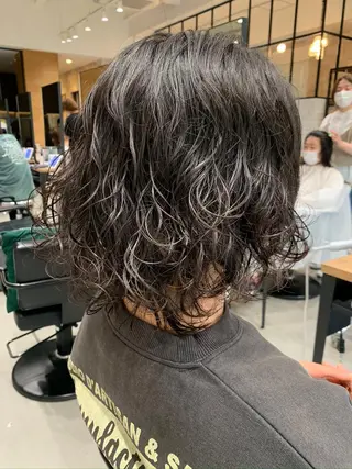パーマ メンズ 大木 華のヘアスタイル