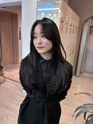 ロング 髪質改善/縮毛矯正/ 韓国ヘア/矢野のヘアスタイル