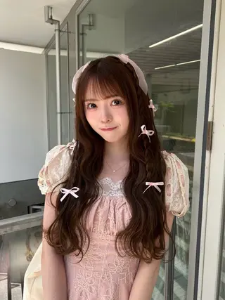 ロング 韓国girly hikariのヘアスタイル