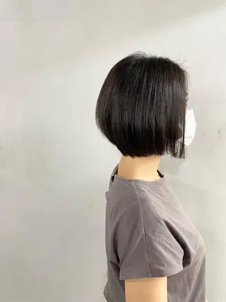 ショート カラー パーマ ヘアアレンジ メンズ キッズ ネイル マツエク・マツパ アイブロウ #tag 稗田綾加のヘアスタイル