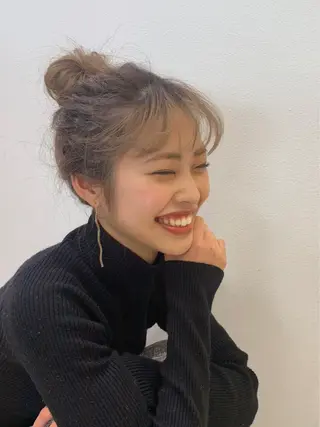 カラー 韓国/ヘアアレンジ/ 髪質改善/夏美のヘアスタイル