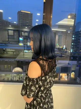カラー Elsa the leap元町店所属・Elsa アヤカのヘアスタイル