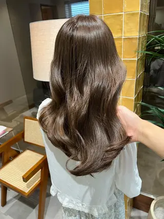 ロング 透明感&巻き髪 韓国ヘア　YUKIのヘアスタイル
