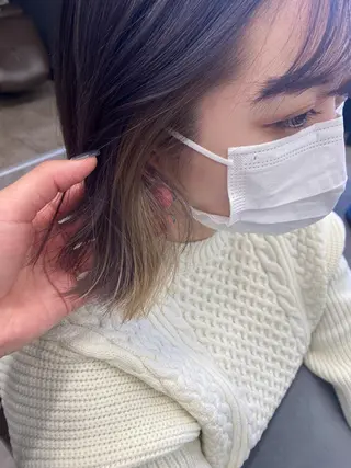 ミディアム カラー 🕶️佐藤 海李🐏のヘアスタイル