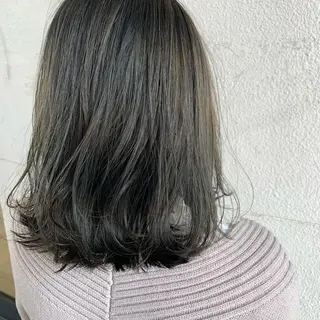 ミディアム 透明感カラー 金村真子のヘアスタイル