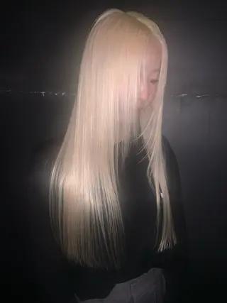 ミディアム カラー THE./ブリーチ 透感カラー/髪質改善のヘアスタイル