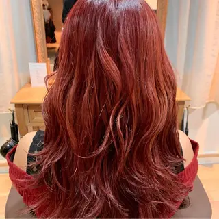 セミロング カラー 細山田 りゅうせいのヘアスタイル