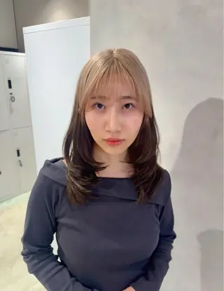 カラー 透明感カラー✨艶髪 制作🌱山根あゆみのヘアスタイル