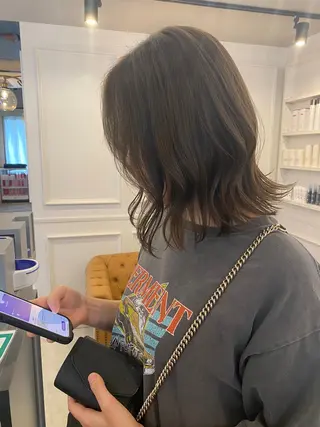 ミディアム HARUKA🍒 tocca天王寺のヘアスタイル