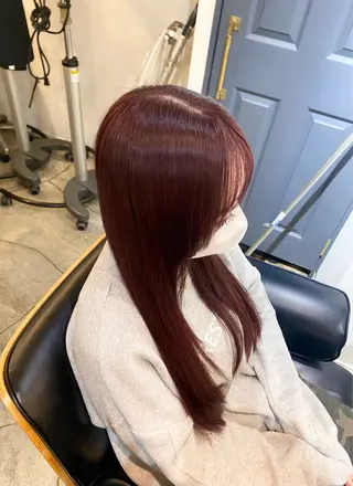 ロング カラー oriha .のヘアスタイル