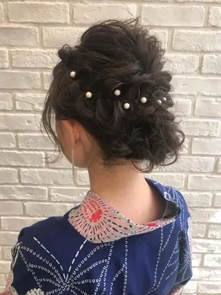 ヘアアレンジ 小野 かなこのヘアスタイル