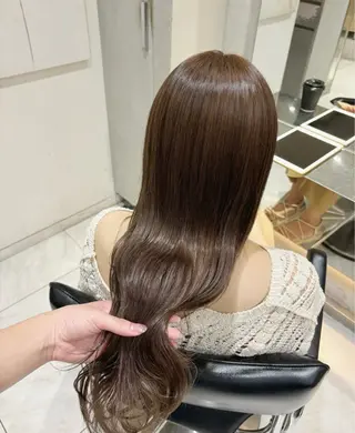 ロング カラー ヘアアレンジ 艶髪/レイヤーカット 🐣misakiのヘアスタイル