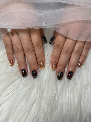 ネイル COSMOS モカのネイルデザイン