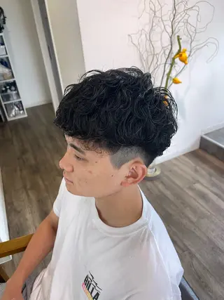 ショート パーマ メンズ Felice Erikaのヘアスタイル