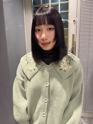 ミディアム カラー 画 kirikaのヘアスタイル