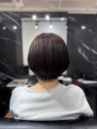 ショート JIN|乾かしただけ 美髪矯正本格髪質改善のヘアスタイル