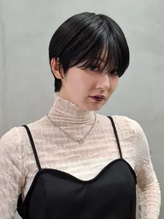 ショート 松原妃七🐈‍⬛🎀 ショートカットのヘアスタイル