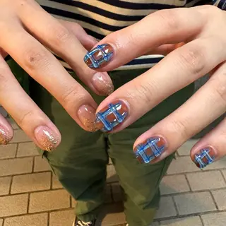 ネイル カメレオン京橋🌻 草葉由佳のネイルデザイン