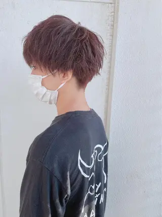 メンズ レイヤー/ボブ/ 顔周り/yukinaのヘアスタイル