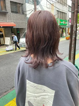 ミディアム カラー ♡Eleanor大宮 aya♡のヘアスタイル