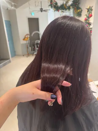 セミロング やまぐち まりんのヘアスタイル