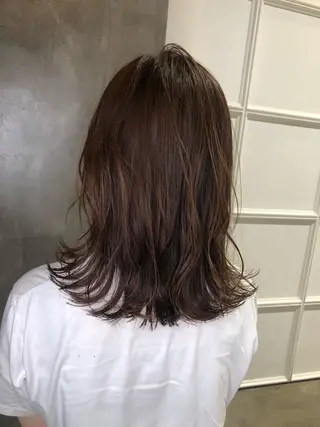 ミディアム マンツーマン／韓国 ヘア‎Amiのヘアスタイル