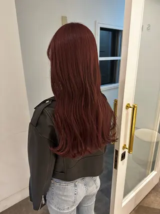 セミロング カラー SHEARA BY CARE所属・. AYUKAのヘアスタイル