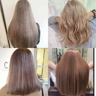 セミロング カラー cherie所属・バレイヤージュ/ ハイライト/大内格のヘアスタイル