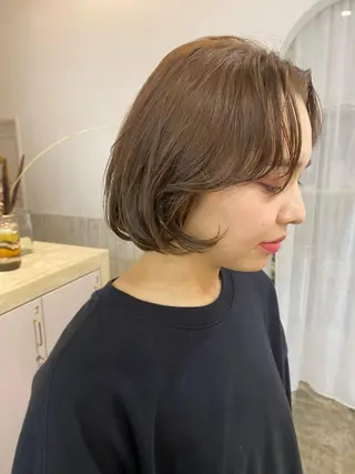 ショート カラー 原 瑞希のヘアスタイル