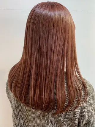 ロング カラー 髪質改善/艶髪カラー 関野文也のヘアスタイル