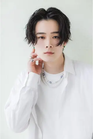 ミディアム メンズ 寺岡 慎太郎のヘアスタイル