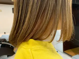 ミディアム カラー R ri R takagiのヘアスタイル