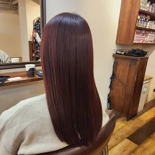 ロング 龍 悠紀のヘアスタイル
