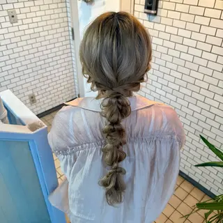 ロング ヘアアレンジ 褒められヘアメイク /‎ボブ女子🐶みおのヘアスタイル