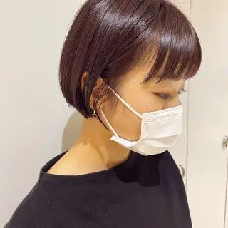 ショート カラー salut町田/ボブ 🌷kana🌷のヘアスタイル