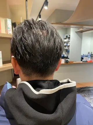 メンズ 山口里莉 /パーマモデル募集のヘアスタイル