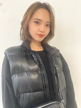 ミディアム カラー nambu-GARDEN所属・上田 昂雅のヘアスタイル