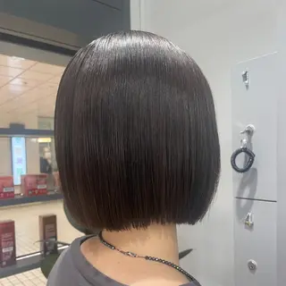 ショート 艶髪/縮毛矯正美容師 🧸YUZU🤍のヘアスタイル