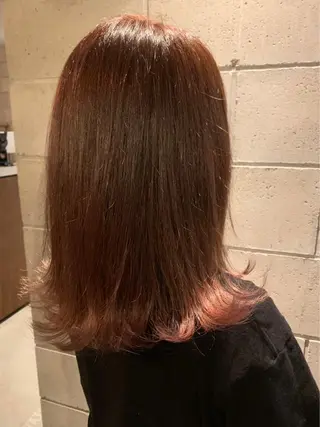 ミディアム 岡崎/髪質改善/ ハイトーン/鈴木進のヘアスタイル