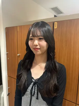 ロング カラー 坂本奈都美 🎀のヘアスタイル