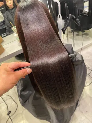 ロング メテオ取扱✨美髪 矯正✨HiroNYのヘアスタイル