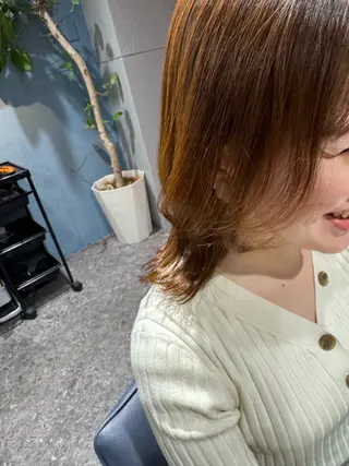 セミロング カラー OAK 中目黒のヘアスタイル