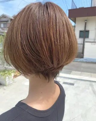 ショート noppo所属・NOPPO 和泉市 美容室/奥村 飛鳥のヘアスタイル